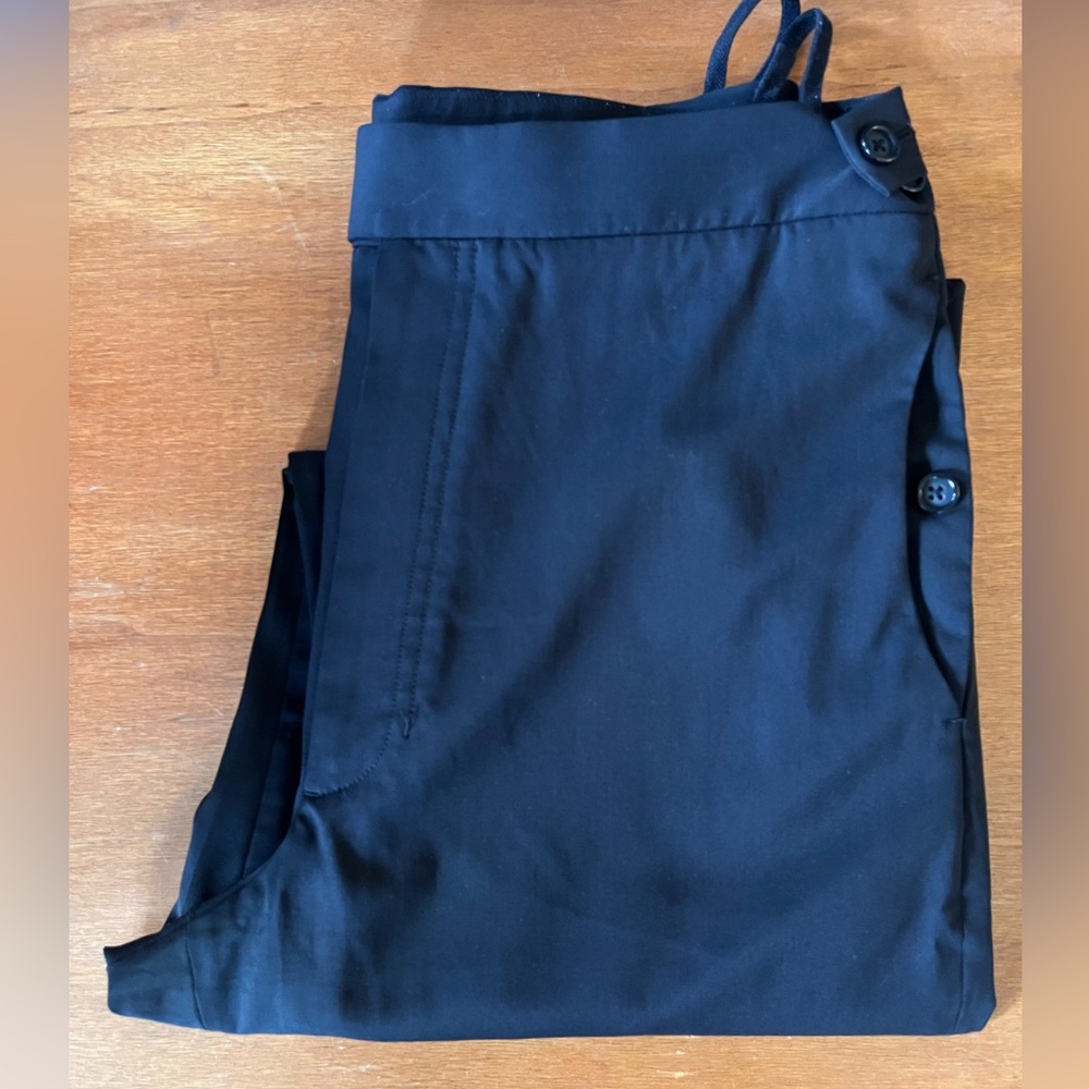 Helmut Lang Virgin Wool Black Trousers — Size 8 - Picture 2 of 9